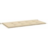  Jastuk za vrtnu klupu bež 120x50x4 cm od tkanine Oxford | shoptok.hr