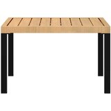  Vrtni stolić za kavu crni 65 x 65 x 40 cm aluminijski | Eponuda.ba