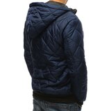 DStreet Kurtka męska przejściowa pikowana granatowa | shoptok.hr