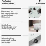 Klarstein Barzona 3 plinski štedilnik za kampiranje, bele barve (3 x gorilnik) - | Shoptok.si