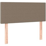  Box spring postelja z vzmetnico LED taupe 90x200 cm blago, (20791060) | Shoptok.si