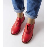 Gemre Red eco-leather Burdett shoes | ePonuda.com