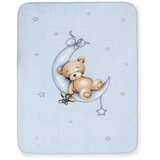 Interbaby Rachel dekica 110x140 Mjesec plava | shoptok.hr
