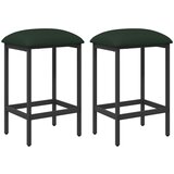  stolica 2 kom. Tamnozelena 40 x 32 x 74 cm | shoptok.hr