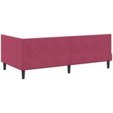 vidaXL Kutni okvir kreveta Ostalo boja crnog vina 80 x 200 cm | shoptok.hr