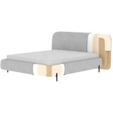 ELTAP Sivi tapecirani bračni krevet s prostorom za odlaganje s podnicom 180x200 cm Pointt – | shoptok.hr
