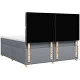  Krevet s oprugama i madracem svjetlosivi 180x200 cm od tkanine | shoptok.hr