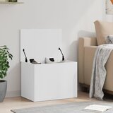  Kutija za pohranu bijela 60x42x46 cm od konstruiranog drva | shoptok.hr