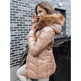 DStreet Women's winter jacket EMBRACE, camel, Cene