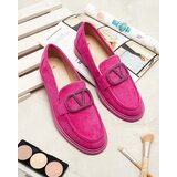Resti Fuchsia women's moccasins with decoration Fogras- Footwear | Shoptok.si