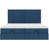  Otomanski okvir kreveta s madracima plavi 200x200cm tkanine | shoptok.hr