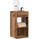  Noćni ormarići s ladicom 2 kom staro drvo 35x34x66,5 cm | shoptok.hr