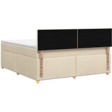  Boxspring krevet s madracem Krem 140 x 200 cm Tkanina | shoptok.hr