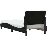 vidaXL krevet s madracem crni 80 x 200 cm od tkanine | shoptok.hr