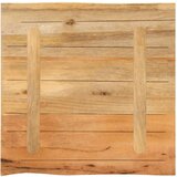 vidaXL Mizna plošča 60x60x2,5 cm naraven rob trden mangov les | Shoptok.si