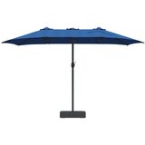  Vrtni suncobran Azurnoplava 385 x 209 x 244 cm Poliester | shoptok.hr