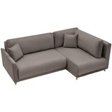 P & B KOTNA SEDEŽNA GARNITURA, rebrasti žamet svetlo rjava | Shoptok.si