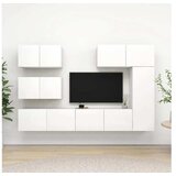  Komplet TV omaric 6-delni bela iverna plošča | Shoptok.si
