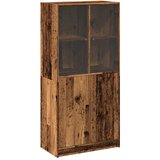 Maison Chic Visoka omara - Komoda - Predalnik z vrati starinski les 68x37x142 cm inženirski les, (21721478) Cene