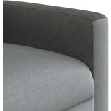  Naslonjač na podizanje od tkanine svjetlosivi | shoptok.hr