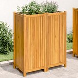 vidaXL Vrtna sadilica s oblogom 84x42x100 cm od masivnog drva bagrema | shoptok.hr