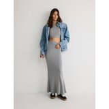 Reserved - LADIES` SKIRT - light grey | shoptok.hr