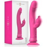 Intense Julio Vibrator Rabbit Silicone Pink | shoptok.hr
