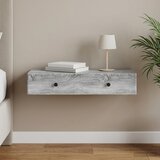 Stolna montirana na zid Siva sonoma 87,5 x 34,5 x 17 cm | shoptok.hr