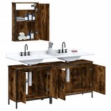  3-dijelni set kupaonskog namještaja boja hrasta drveni | shoptok.hr