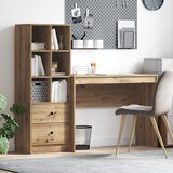 vidaXL Stol s pohranom Umjetni hrast Konstruirano drvo | shoptok.hr