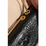 Fenzy Mala Torbica S Uzorkom Krokodilske Kože, Crna | shoptok.hr