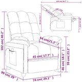 vidaXL Masažni stol svetlo sivo blago | Shoptok.si