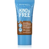 Rimmel London Kind & Free lahki vlažilni tekoči puder odtenek 504 Deep Mocha 30 ml Cene