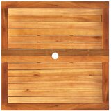  Vrtni stol sivi 80 x 80 x 75 cm od poliratana i bagremovog drva | shoptok.hr