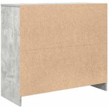  Komoda siva boja betona 85x34x76 cm od konstruiranog drva | Eponuda.ba