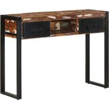 vidaXL Konzolni stol Višebojni 100x35x75 cm puno drvo obrađeno | shoptok.hr
