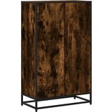 vidaXL Knjižna omara dimljeni hrast 65,5x33x107,5 cm inženirski les | Shoptok.si