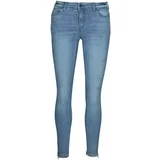 Noisy May Kavbojke slim NMKIMMY NW ANK DEST JEANS AZ237LB NOOS Modra