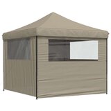 Šator za svadbe - šator za zabave Sivo-smeđa 292 x 292 x 315 cm Oxford tkanina | shoptok.hr