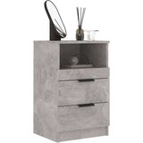  Noćni ormarići 2 kom siva boja betona od konstruiranog drva | shoptok.hr