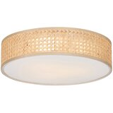 QAZQA Smart plafondlamp rotan 40 cm 3-lichts incl. 3 Wifi P45 - Tromma | Shoptok.si
