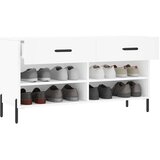  Klupa za cipele bijela 102 x 35 x 55 cm od konstruiranog drva | Eponuda.ba