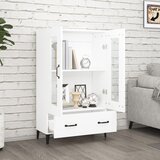  Visoka komoda bijela 70 x 31 x 115 cm od konstruiranog drva | shoptok.hr