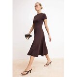 TRENDYOLMILLA Ženska haljina Twoss26El00364, Smeđa (Braon) | Eponuda.com