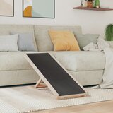  Rampa za pse siva 100 x 40 cm od masivne jelovine | shoptok.hr