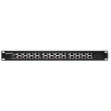 Qoltec 54478 Patch panel RACK | 12 ports | PoE | Black | shoptok.hr