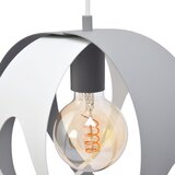  Luster na sajli MOONLIGHT 1xE27/15W/230V siva | Eponuda.com