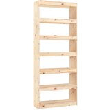Furnova Knjižna omara/pregrada 80x30x199,5 cm trdna borovina, (21951117) | Shoptok.si