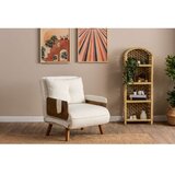 Atelier Del Sofa sofa-krevet sa 1 sedaljkom cosmo single teddy fabric white Cene