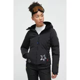 Rossignol Smučarska jakna s puhom Stellar x JCC črna barva